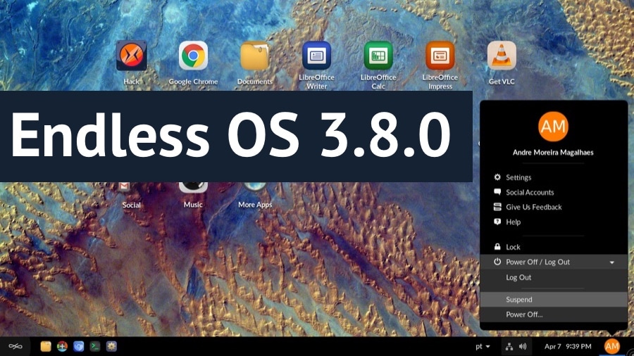 Endless OS 3.8