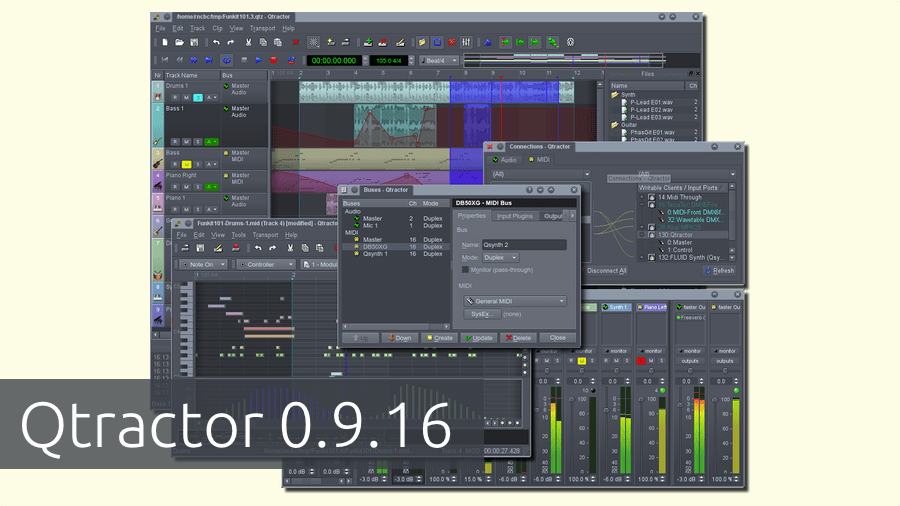 Qtractor 0.9.16