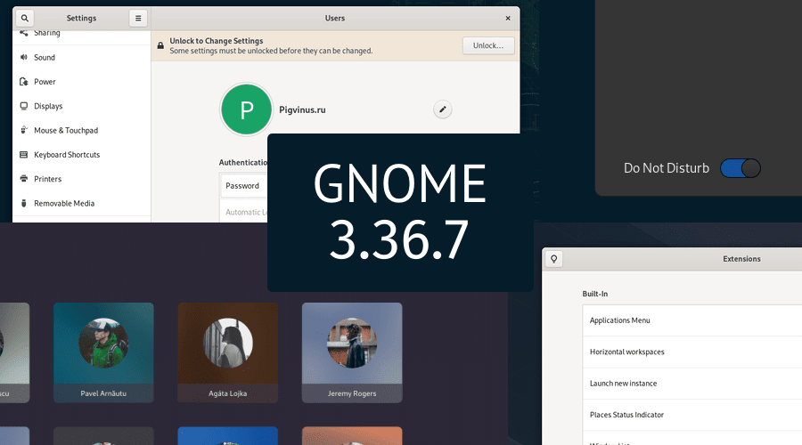 GNOME 3.36.7