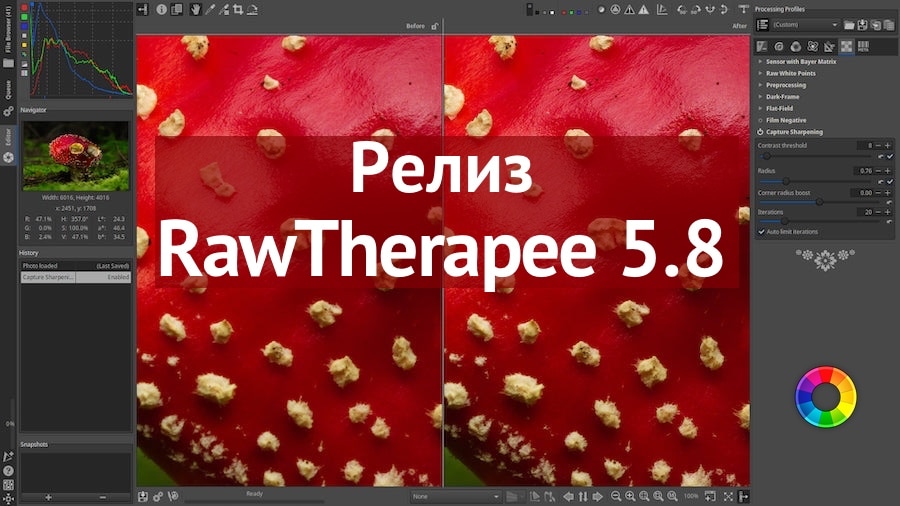 RawTherapee 5.8