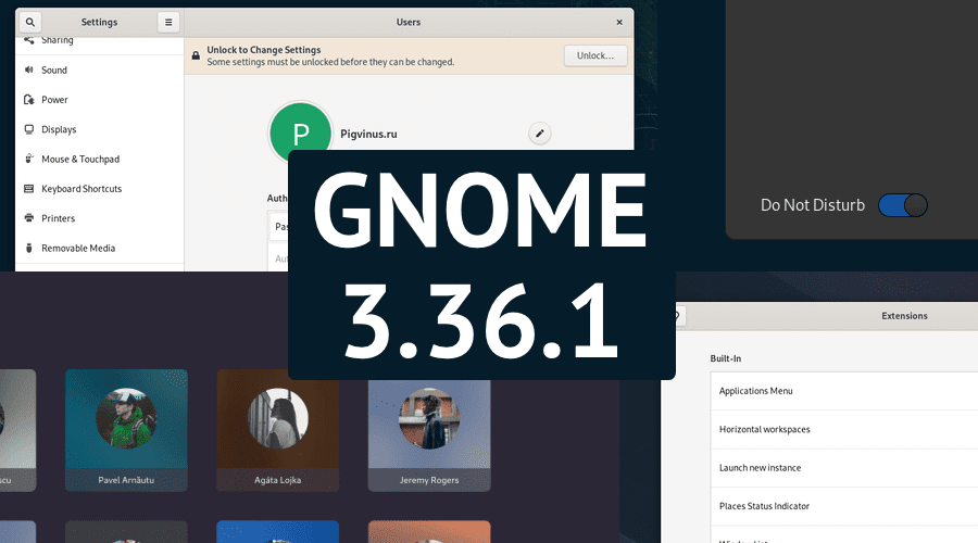 GNOME 3.36.1