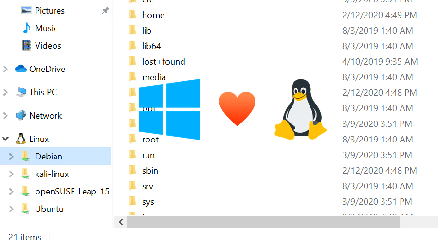 Доступ к файлам Linux в Windows
