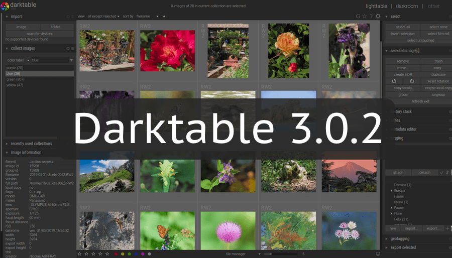 Darktable 3.0.2
