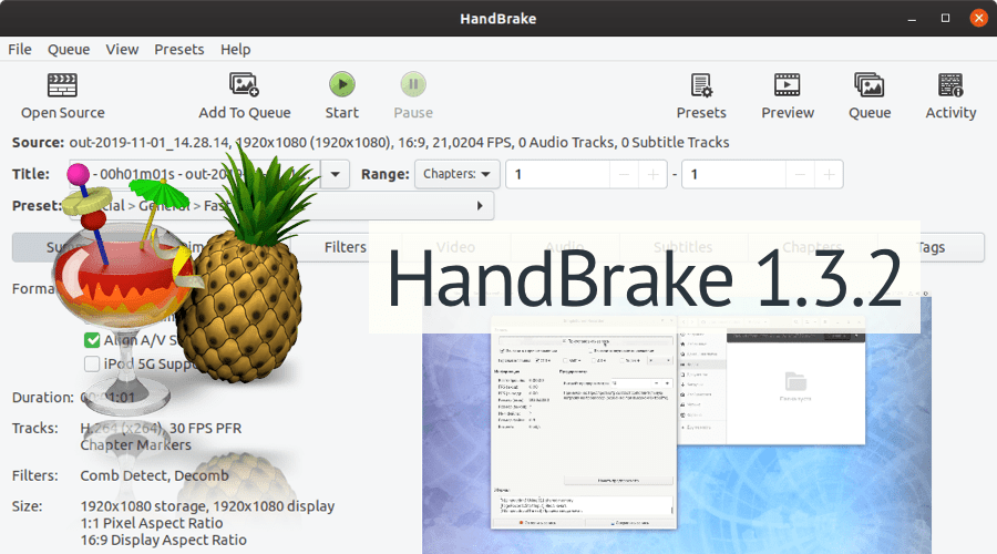 HandBrake 1.3.2
