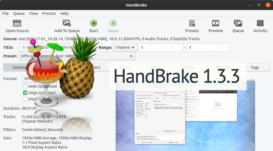HandBrake 1.3.3