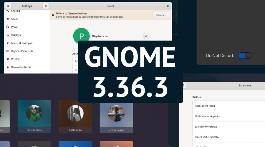 GNOME 3.36.3