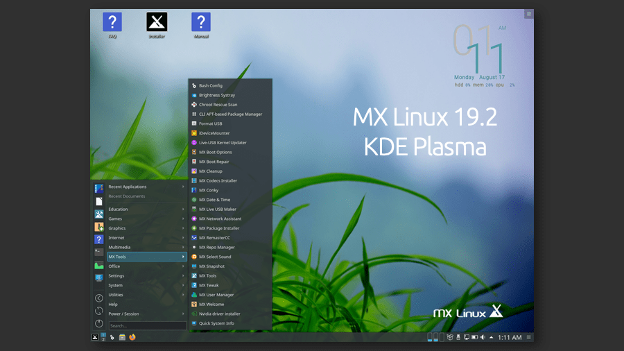 MX Linux 19.2 KDE Plasma