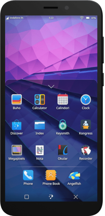 KDE Plasma Mobile на PinePhone