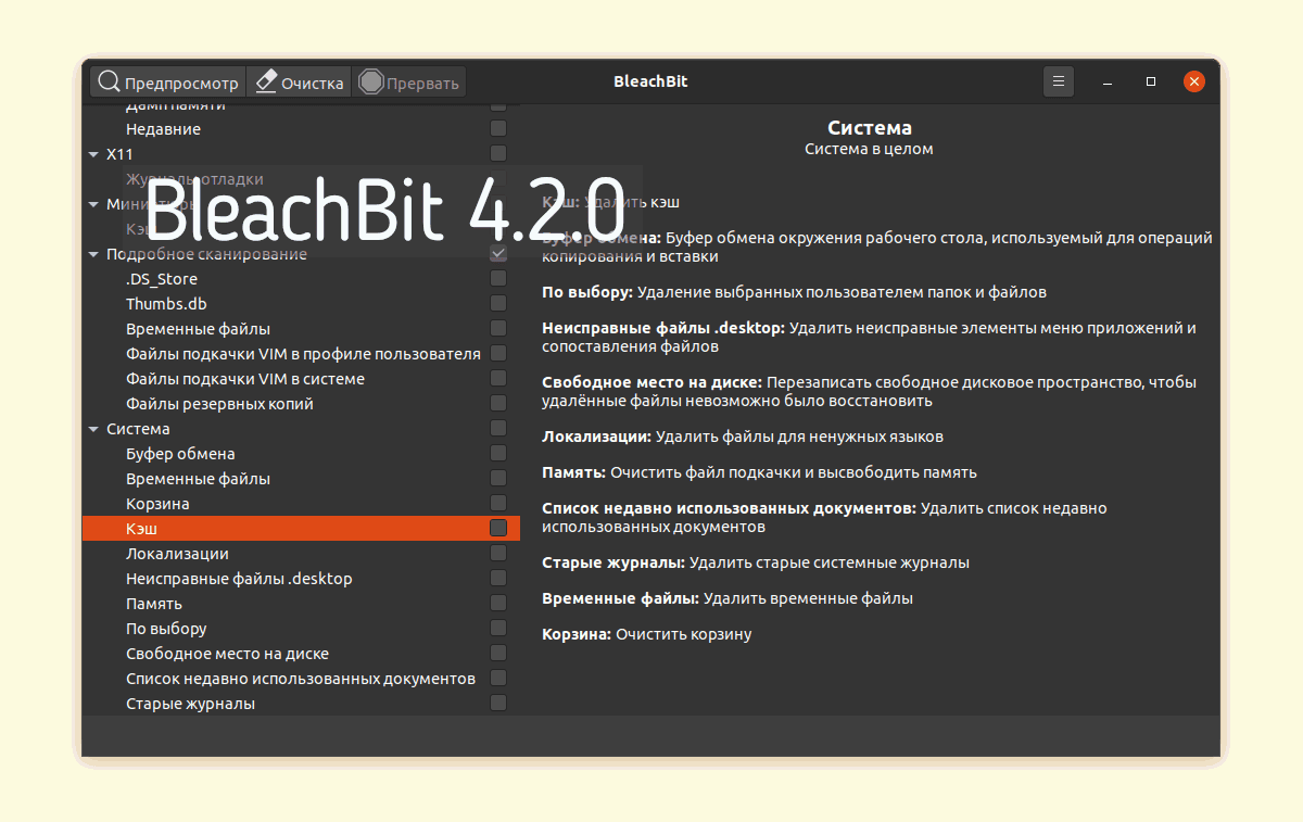 BleachBit 4.2
