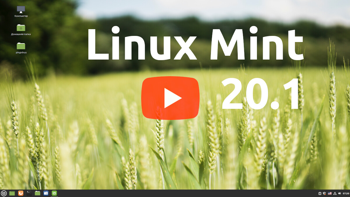 Linux Mint 20.1 видео