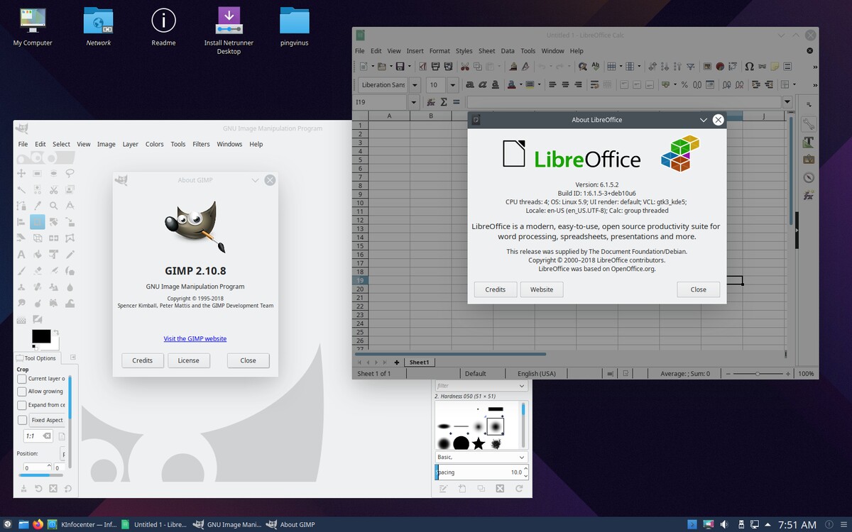LibreOffice и GIMP