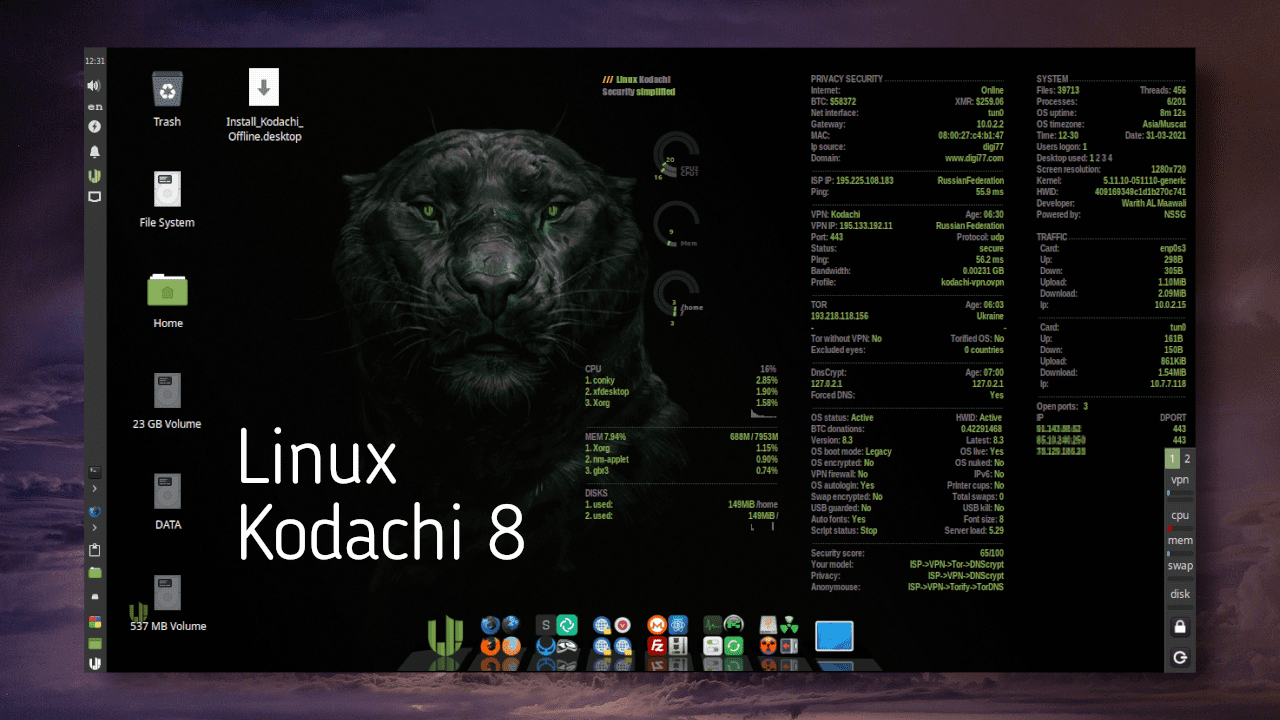 Linux Kodachi 8