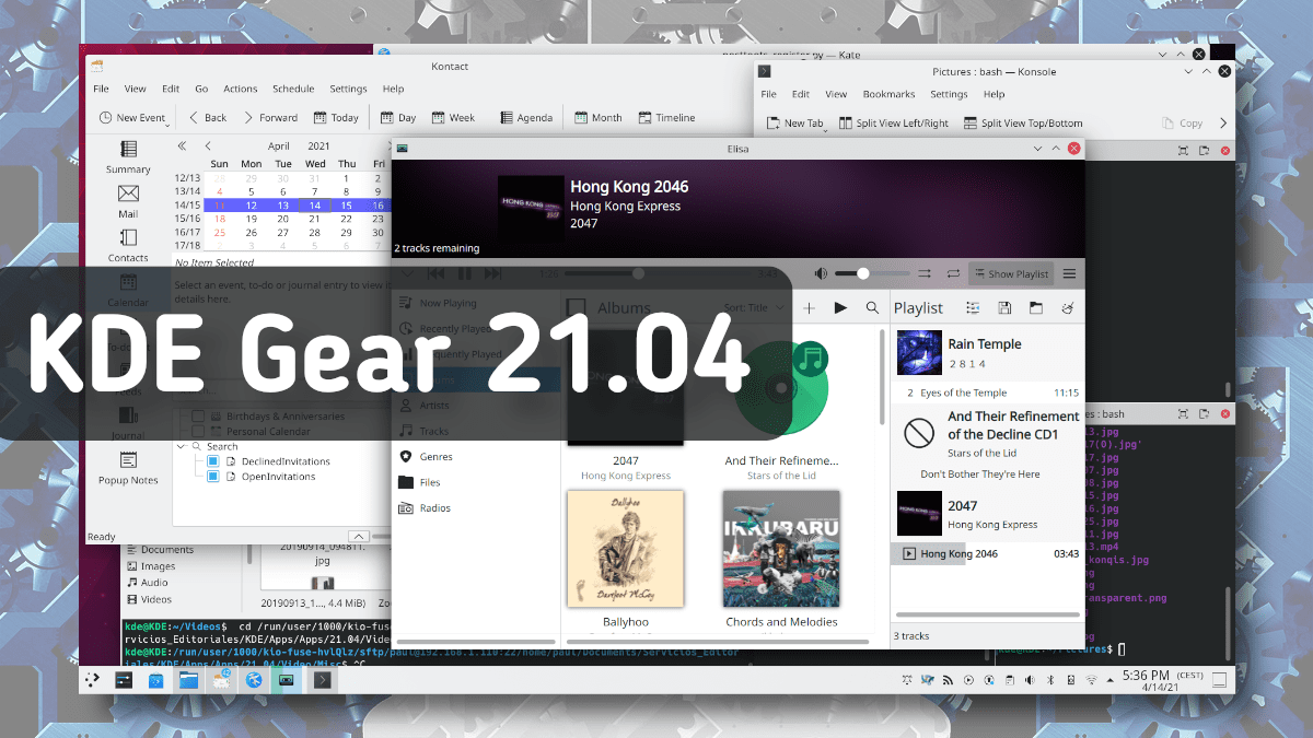 KDE Gear 21.04