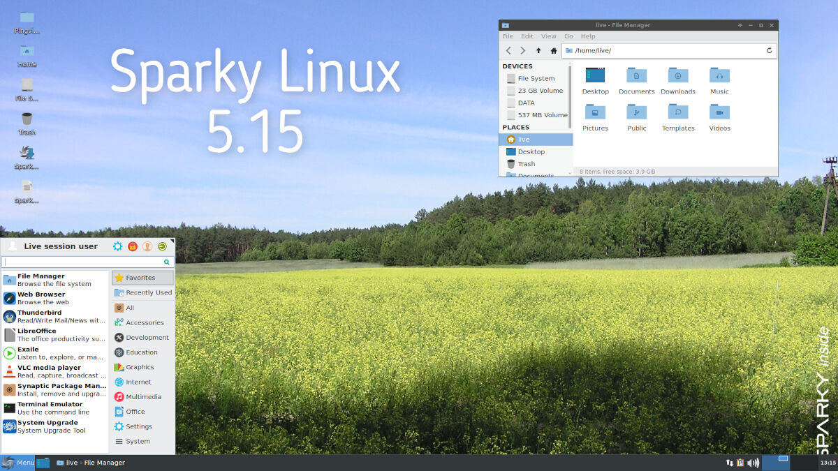 SparkyLinux 5.15