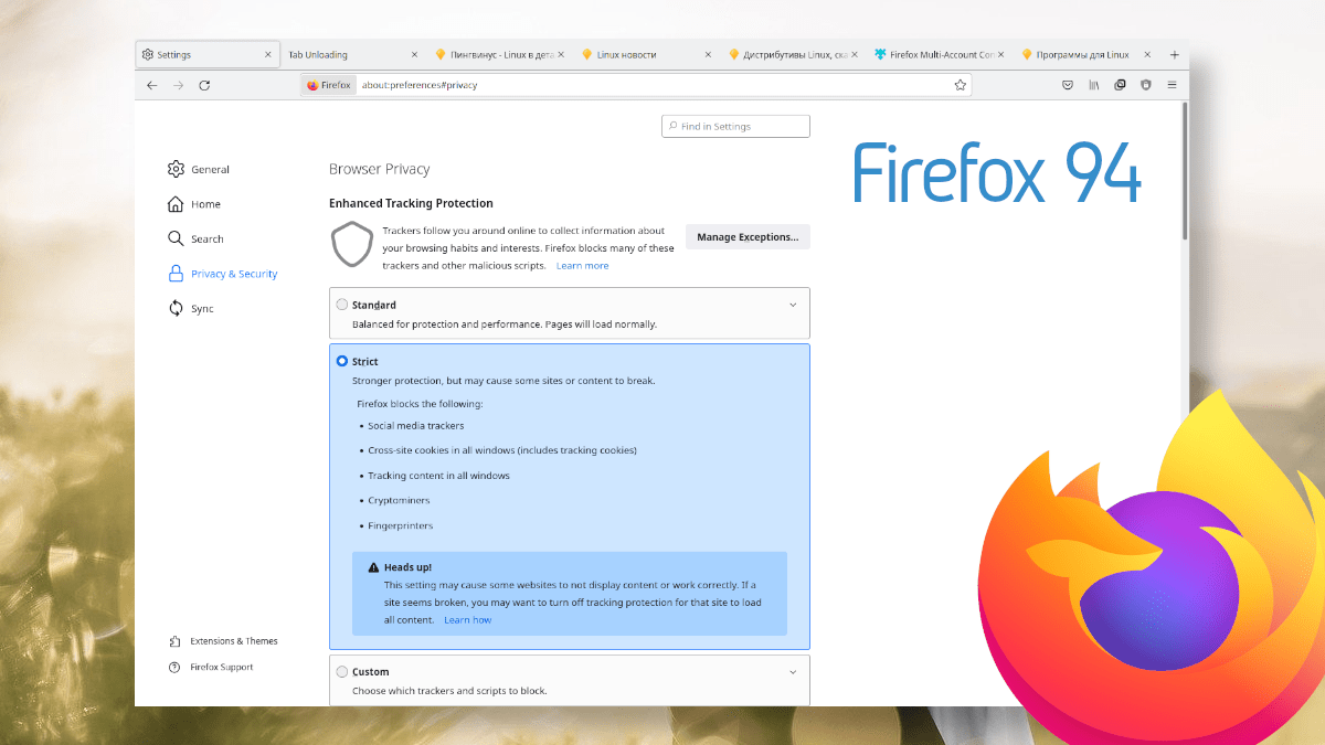 Firefox 94