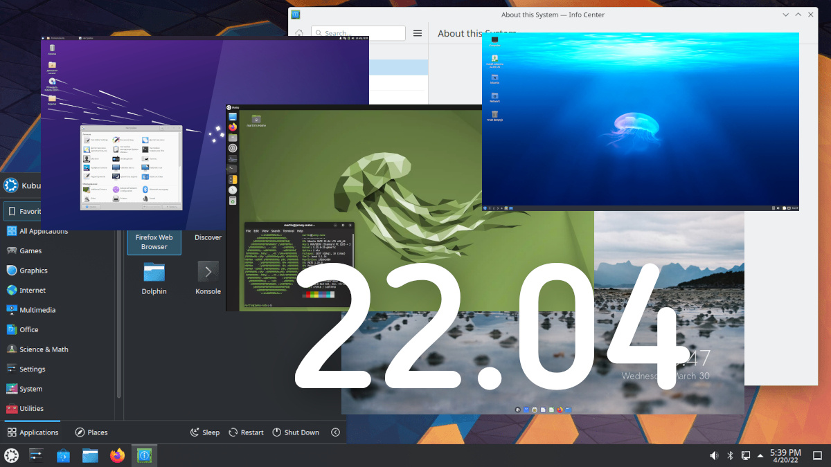 Дистрибутивы на базе Ubuntu 22.04