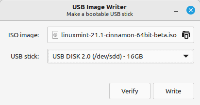 Утилита USB Image Writer