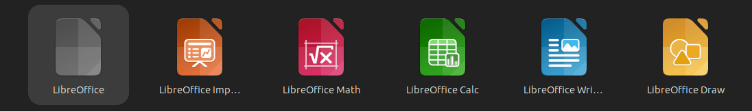 Иконки LibreOffice
