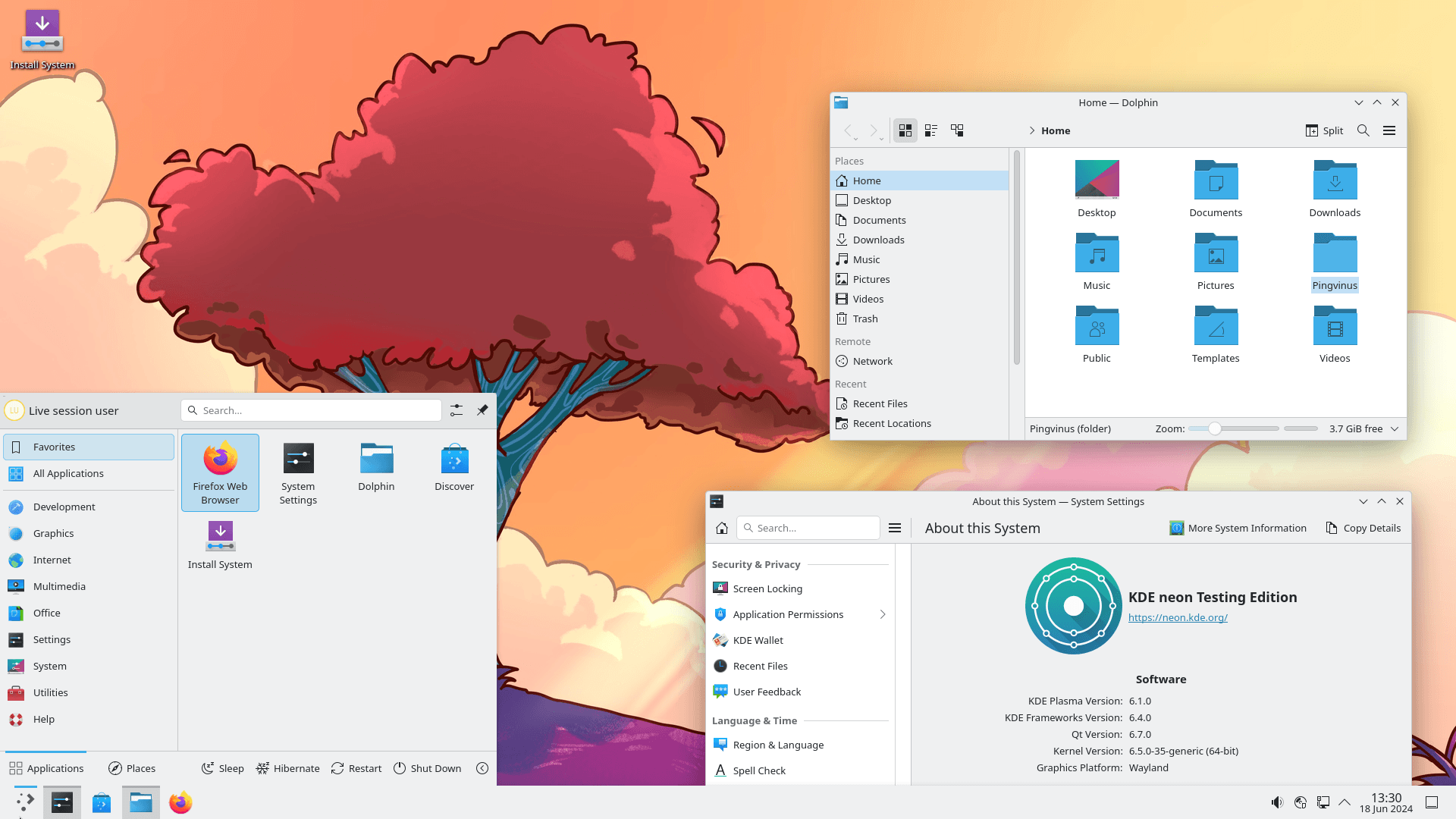 KDE Plsama 6.1. Удаленный доступ, восстановление открытых окон, тройная  буферизация. Linux новости