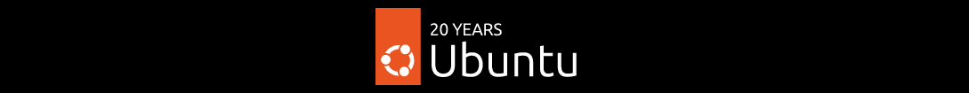 Юбилейный логотип Ubuntu 24.10 - 20 лет