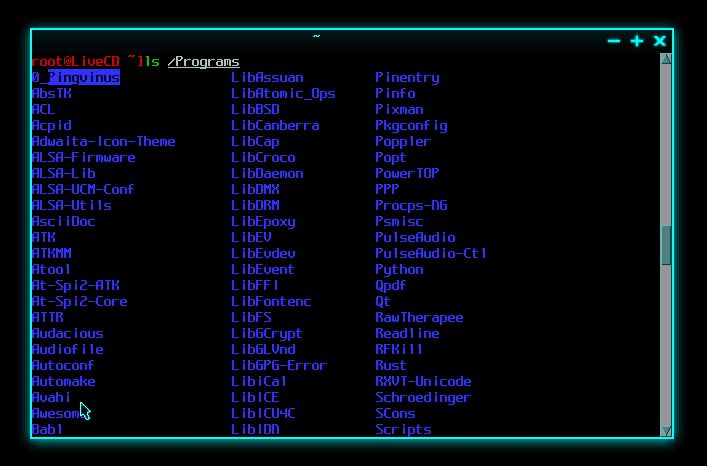 Каталог /Programs