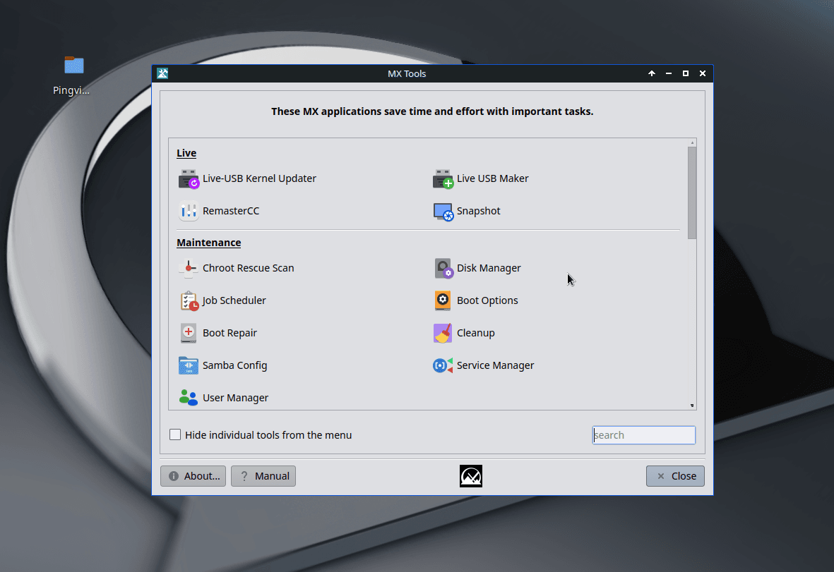 Утилита MX Tools