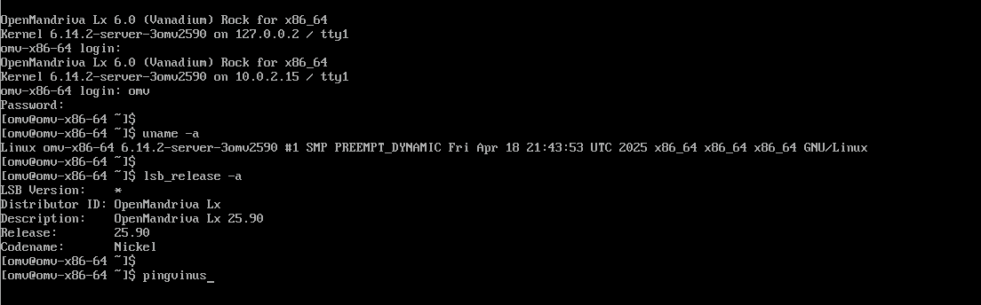 OpenMandriva Lx 6.0 Server