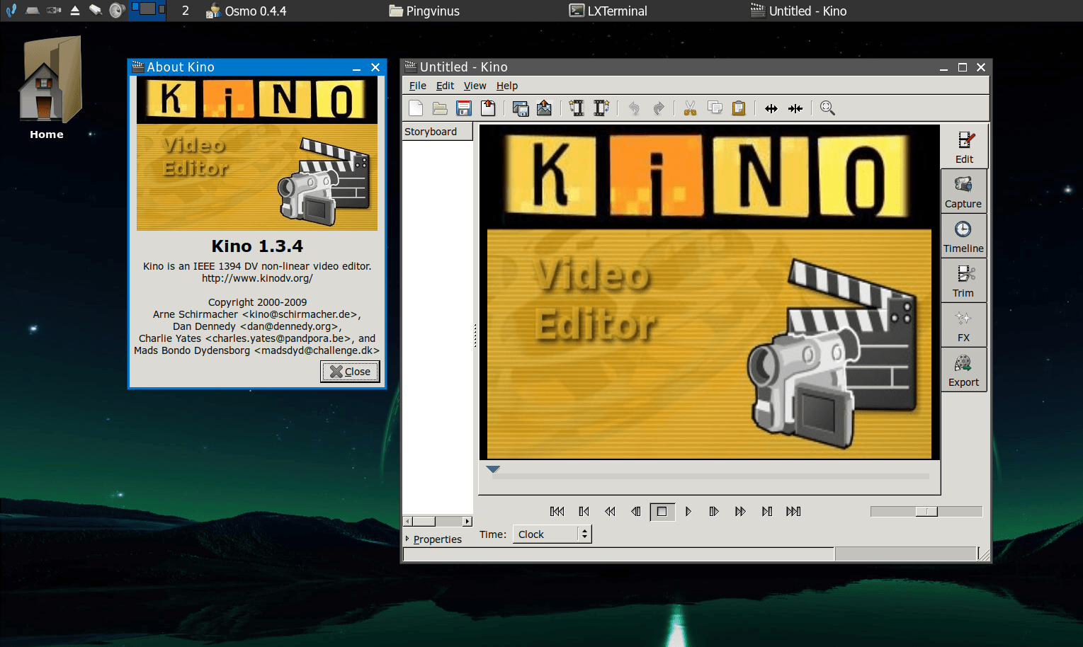 Видеоредактор Kino