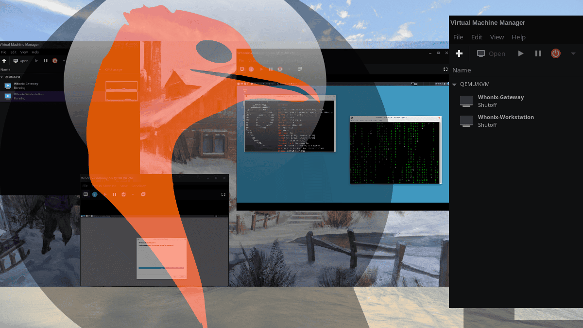 Установка Whonix в QEMU