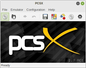 Эмулятор PCSX-Reloaded. Главное окно.