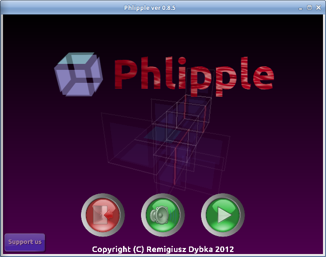 Главное окно Phlipple 0.8.5
