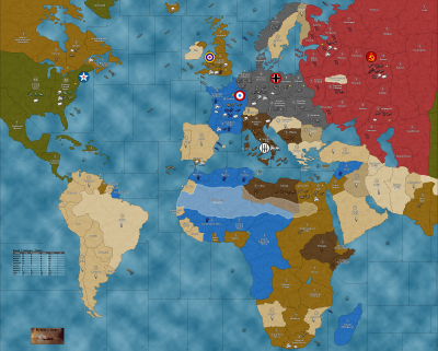 TripleA Карта Вторая мировая война - Европа