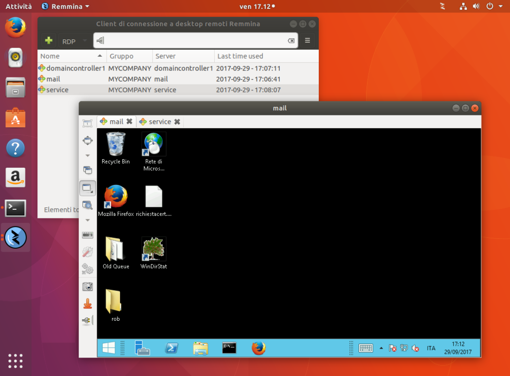 Remmina Подключение к Windows из ubuntu linux
