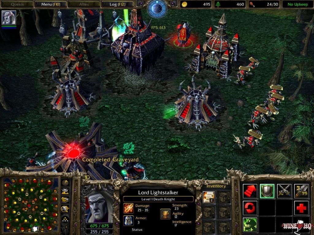 Warcraft III в Linux