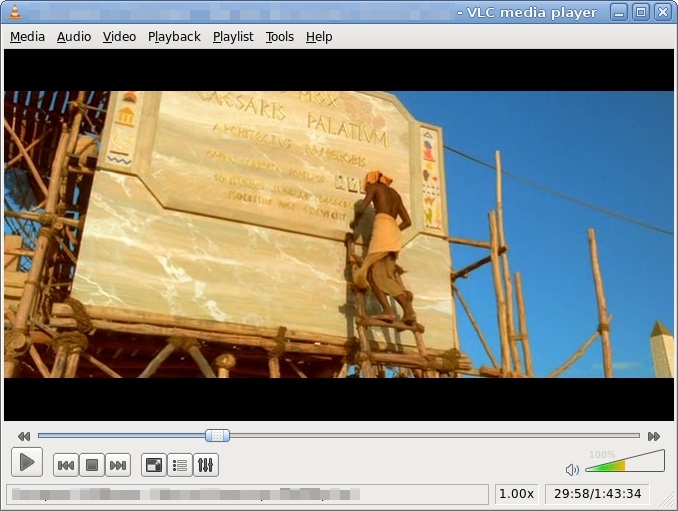 VLC media player проигрыватель видео и аудио для Linux