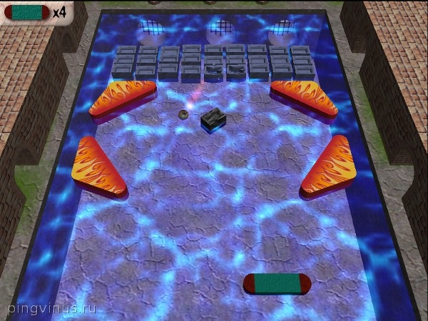 Игра Briquolo уровень похожий Пинг Понга