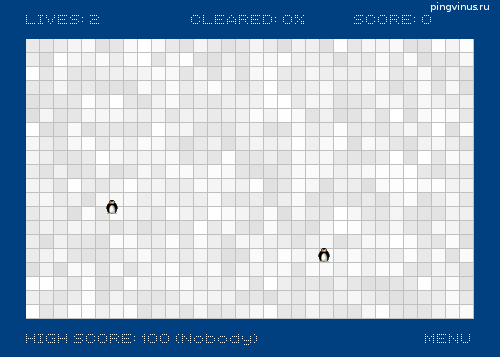 IceBreaker игра под Linux - захват игрового поля по мотивам игры Xonix
