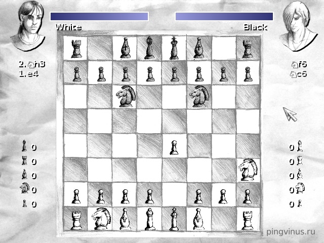 Dream Chess - оформление 2d набросок