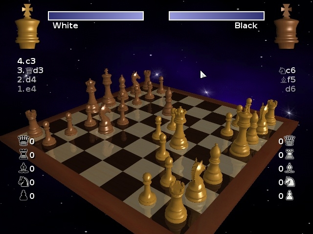Dream Chess - трехмерные шахматы для Linux