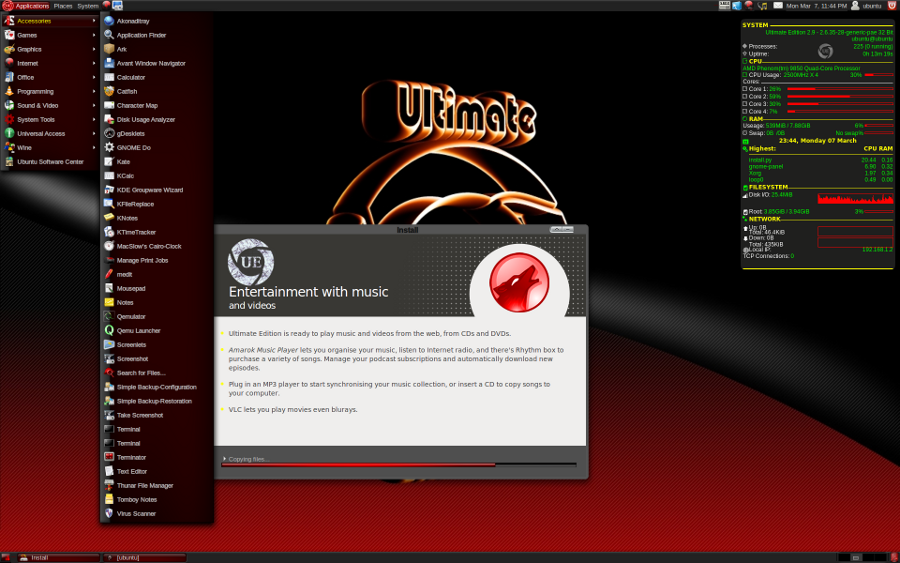 Ubuntu Ultimate Edition