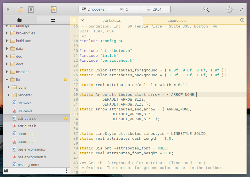 elementary OS 5.1.3: Редактор кода Code