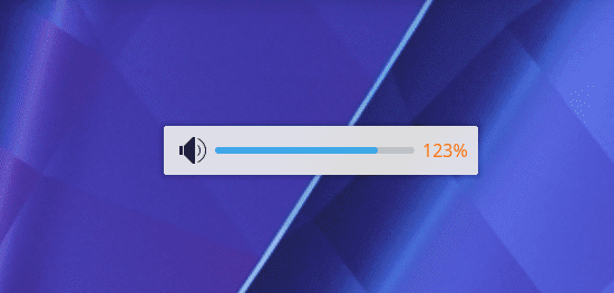 KDE Plasma 5.20: Превышение максимального уровня громкости