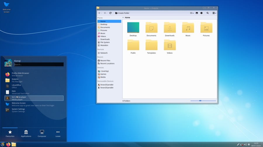 KDE Plasma Windows 7