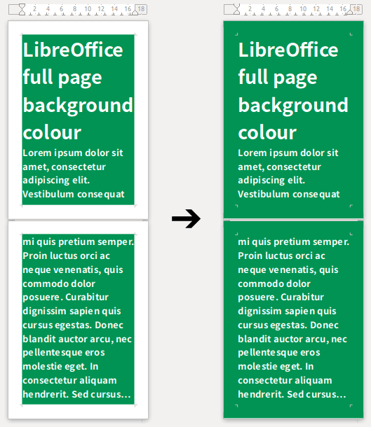 LibreOffice Writer 6.3: фон страницы