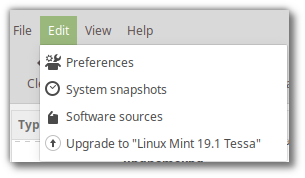 Обновление до Linux Mint 19.1