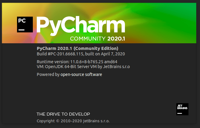 PyCharm 2020.1: О программе
