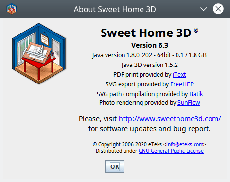 Sweet Home 3D 6.3: О программе