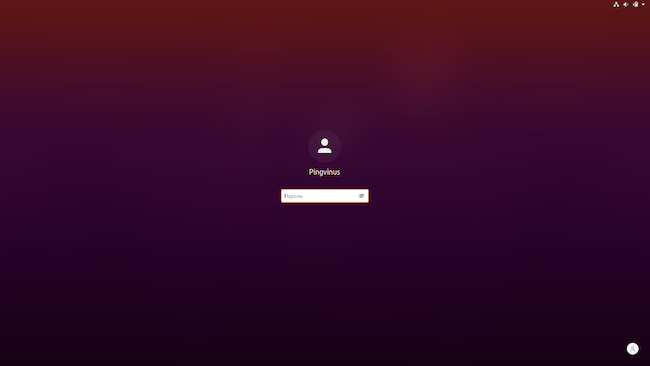 Ubuntu 20.04: Экран блокировки