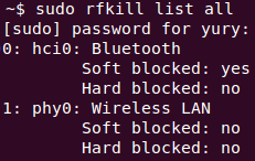 Отключаем Bluetooth в Linux