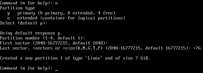 ArchLinux разбивка диска